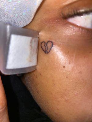 broken heart tattoo