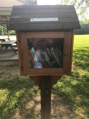 Little free library on premises