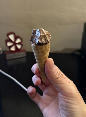 World's tinest ice cream cone (I need 3 more of these)