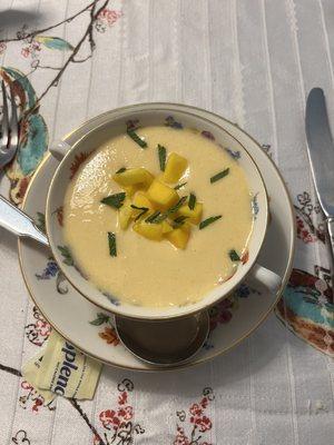 Chilled soup. Unique and delicious!