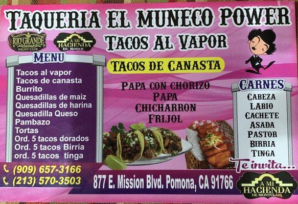 Looking for amazing Tacos, this place is going to be Pomona's new HOT spot.