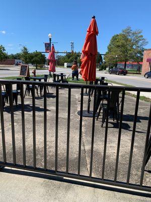 Outdoor seating