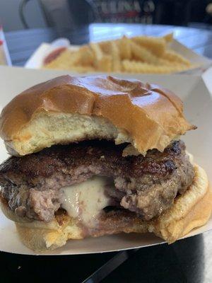 A juicy Lucy minus the bite