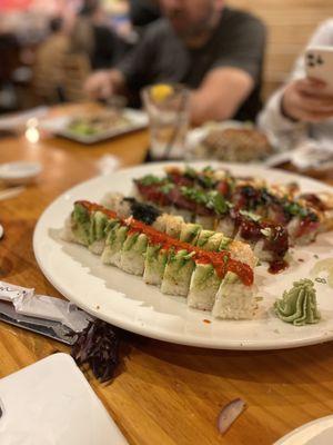 Collection of sushi rolls