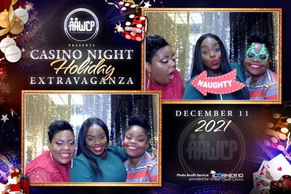 Corner 10 Photo Booth Services - Casino Themed Holiday Party