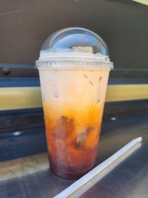 Thai iced tea.