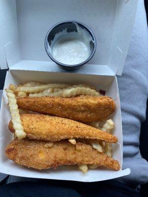 Fry 3 Pc. Crispy Chicken & Fries Box