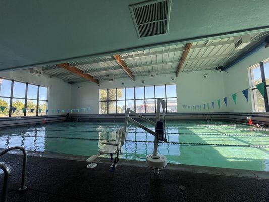 Swimming Pool- open to the public some days. It's a family-friendly gym.