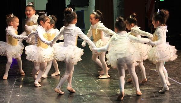 Ballerinas performing in Winter show!