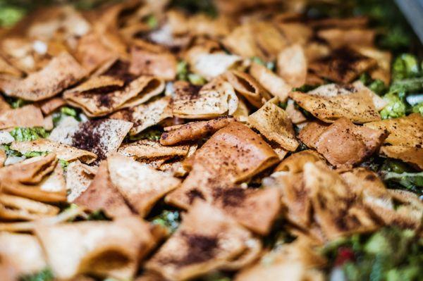 Looking for a delicious and healthy option for your catering needs? Look no further! Our Fattoush Salad tray