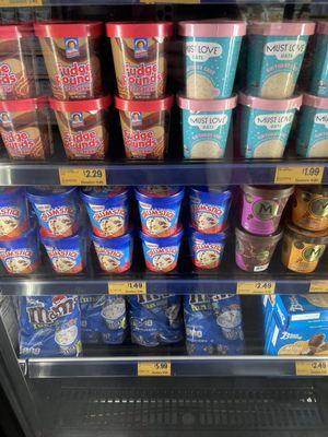 Ice cream selection