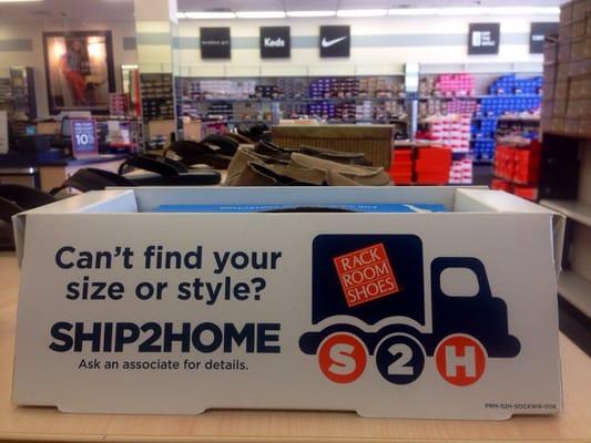 Can't find your size or style?  Ask associate about ship to home option.