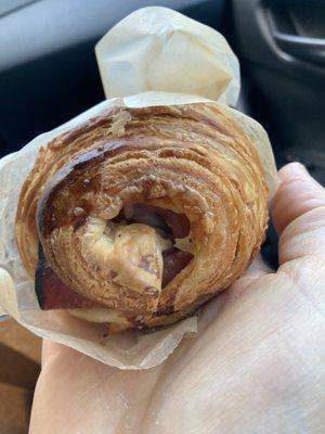 Ham and cheese croissant