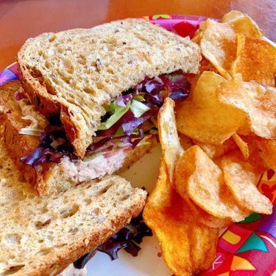 Tuna Salad Sandwich with Saratoga House-made Chips