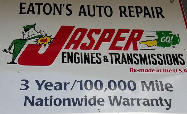 We Install Jasper Engines and Transmissions!