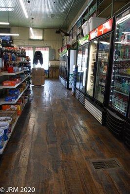 Old floors and new coolers!