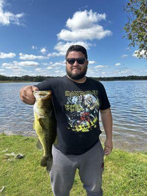 Caught right in Goose Lake!