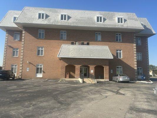 Walk in this entrance, 1st office on left.