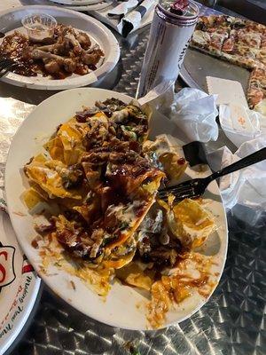 Pork nachos