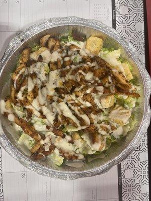 Blackened Chicken Cesar salad