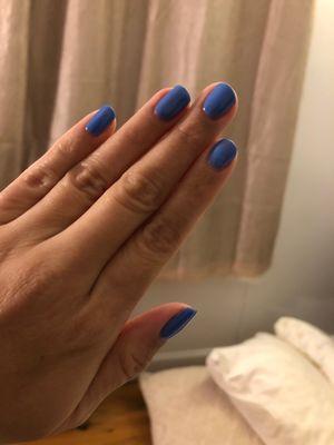 Super cute nails colors. Very friendly staff that put in effort and patience with me and my beauty needs. I will go back and recommend.