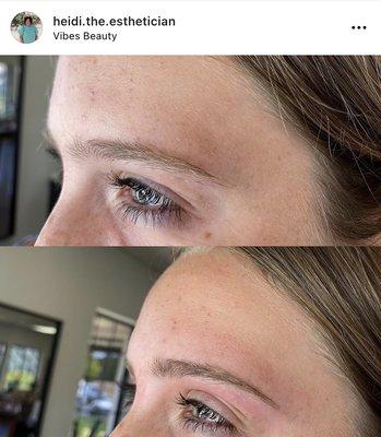 Brow design by Heidi