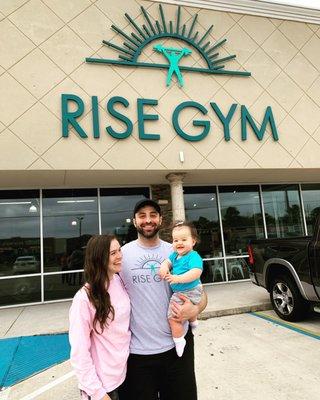 Rise Gym owners Sean, Amy, and Samantha Harris