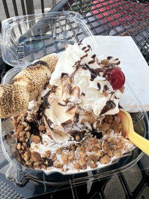 Smores sundae