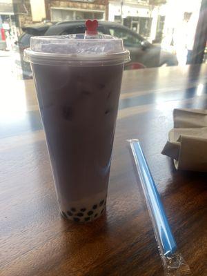 Taro pearl tea