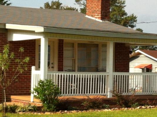 Relax on the front porch.