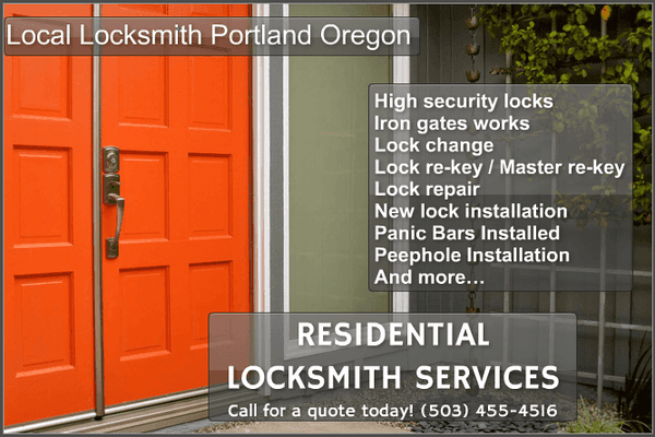 If you need help now, we're the best company to call. If you need a locksmith, do give us a call at (503) 455-4516.