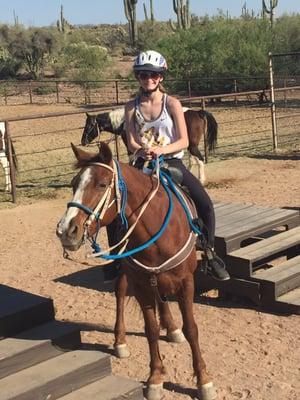 This is Ginger the temperamental horse.