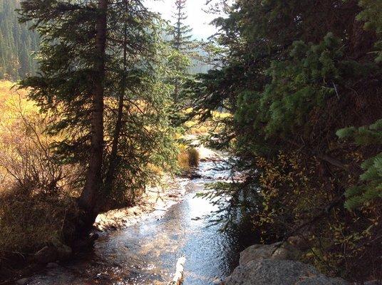 Water lapping on a higher ground - Guenella Pass, Colorado