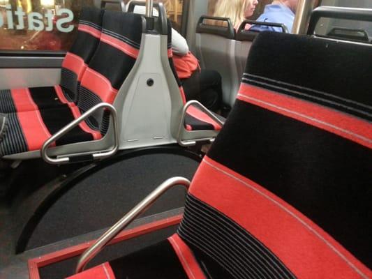 DC Circulator Bus Seats (from the last row)