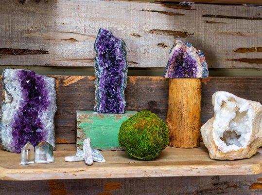 Purchase an Amethyst or a quartz to commemorate your trip to AMI and to Aluna.