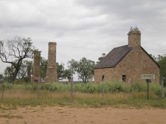 FORT PHANTOM HILL, (built in 1851, just 11 miles N of Abilene)