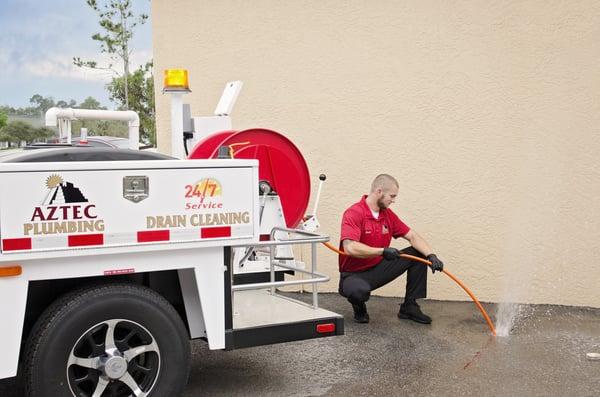 At Aztec Plumbing & Drains, we proudly provide customers with outstanding drain cleaning in Fort Myers, Cape Coral, Naples, & Port Charlotte