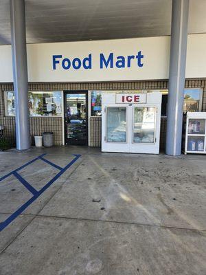 Food mart entrance