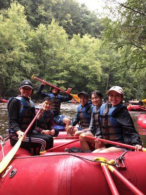 First time whitewater rafting