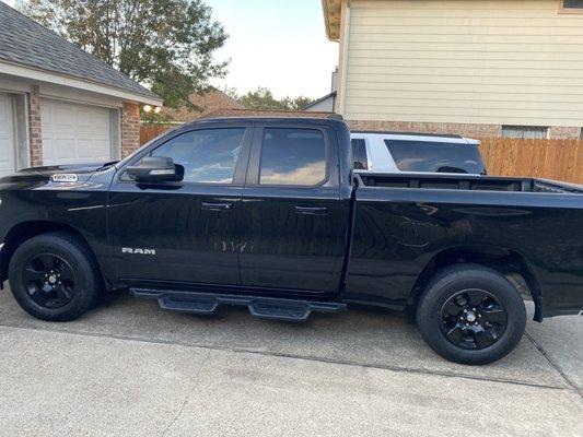 Truck clean. Post truck show clean. Yes