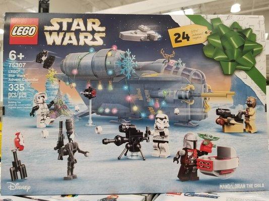 Lego Star Wars advent calendar ($29.99) just in time for Christmas :)