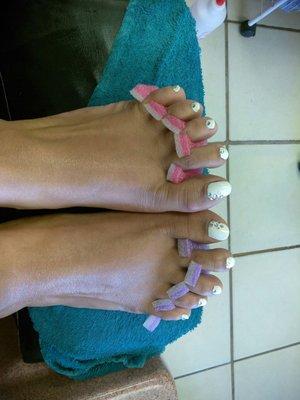 Wedding pedicure