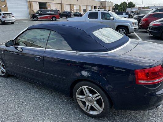 Audi A4 with new top.