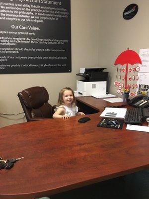 This is our newest edition to the Agency. #TRAININGTHEMYOUNG