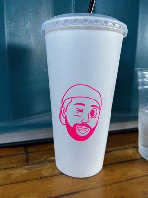 Nice logo on the cups