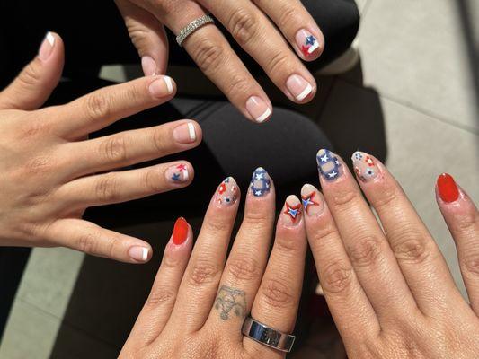 July 4th nails