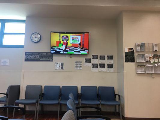 Urgent Care waiting room.