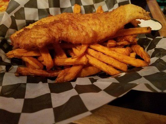 Fish and fries at Capital Lounge