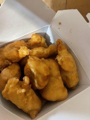 Sweet and sour chicken (no sauce)