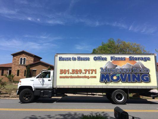 Our 26ft truck with lift gate.